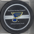 From Bob Cunningham from 07-08 Blues season. Official logo on back.